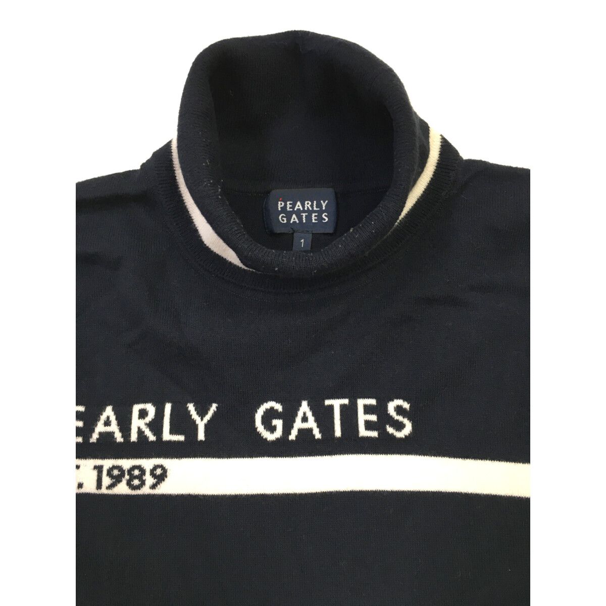 レディース パーリーゲイツ PEARLY GATES ニット 1(M) 紺 配送