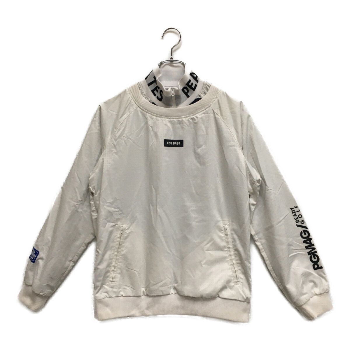 レディース パーリーゲイツ PEARLY GATES スニードジャック 0 S 白 ホワイト ツイン 蓄熱素材 総柄 ボーダー