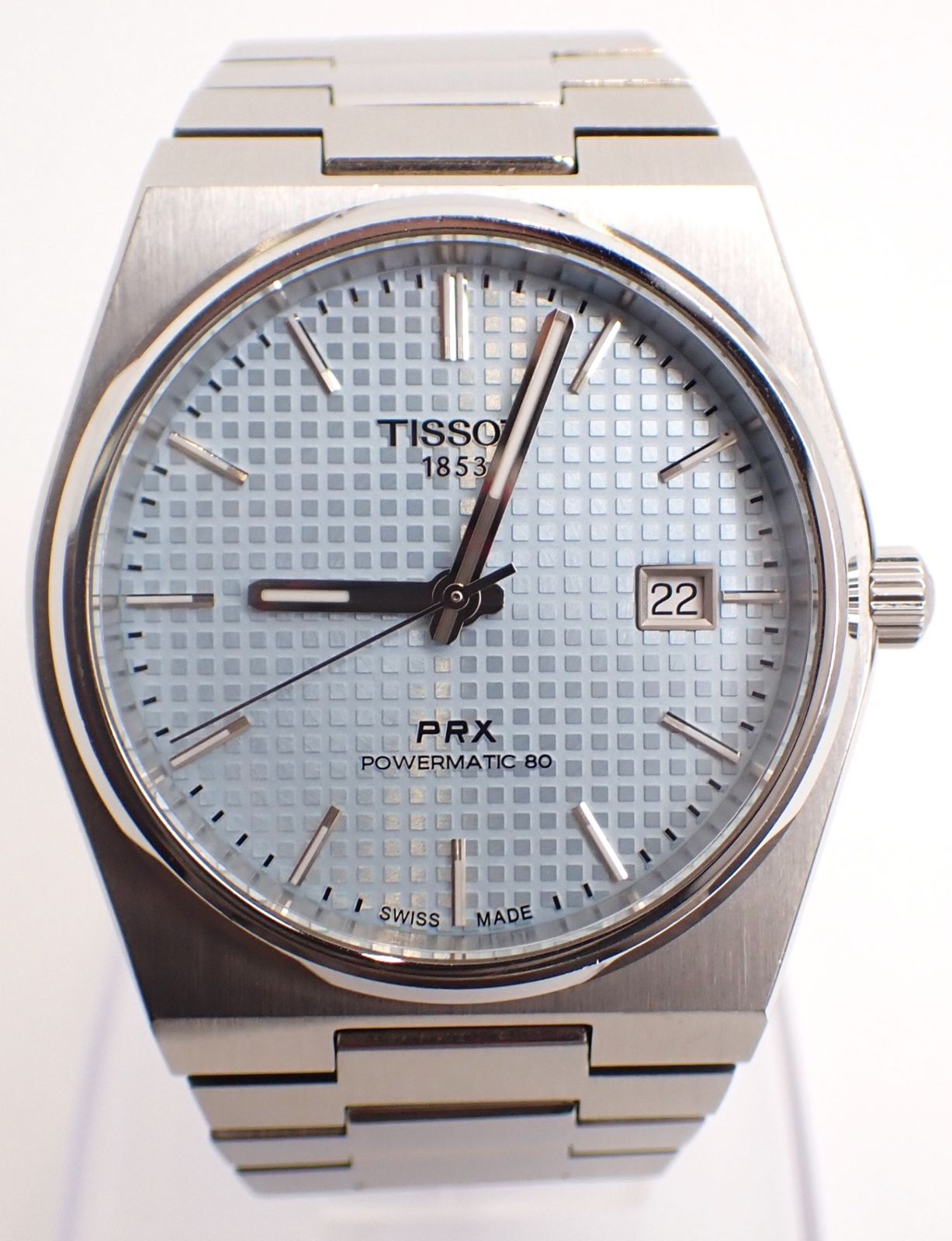 TISSOT ティソ PRXパワーマティック80 T 137 407 11 351 00 SS AT 自動巻き オートマチック アイスブルー 水色 腕時計 メンズ レディース