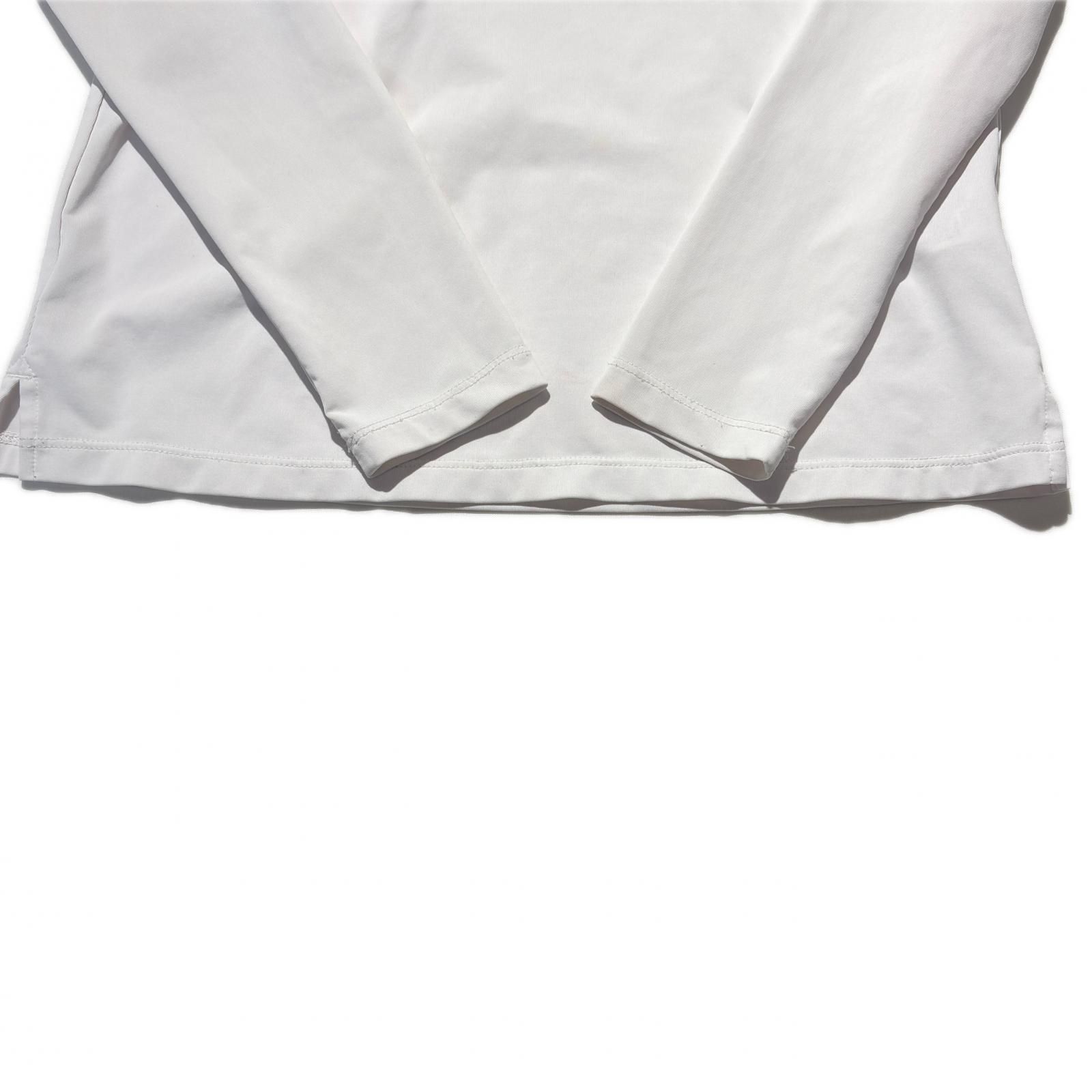 レディース ワック WAAC 長袖ポロシャツ 1(S) 白 ホワイト ロゴ