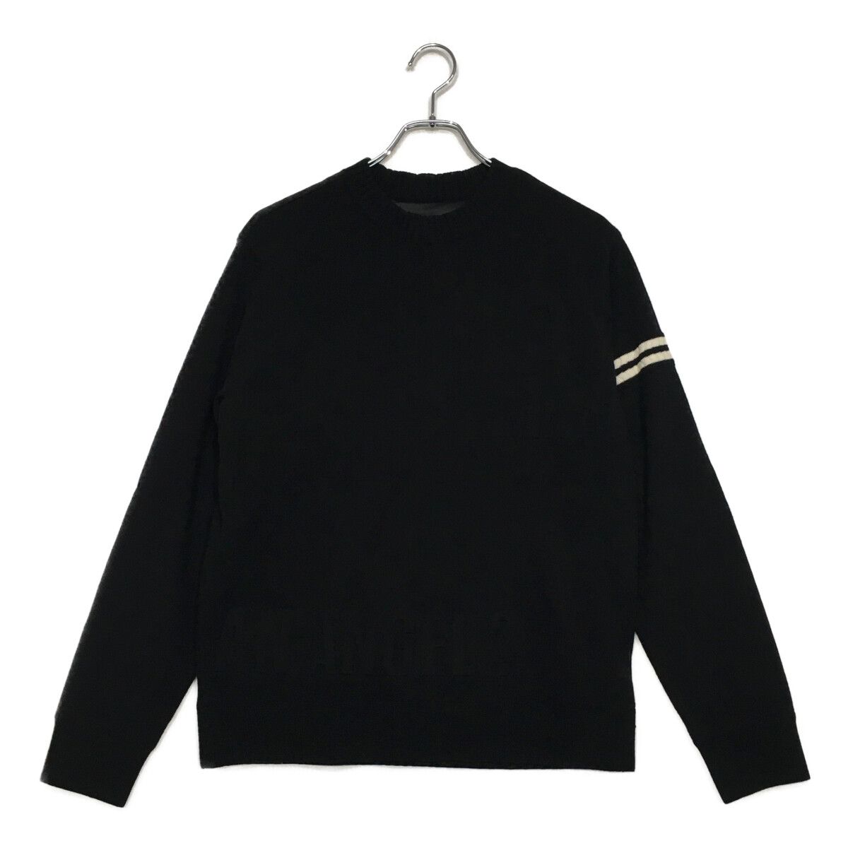 中古 メンズ ワック WAAC セーター 1(S) 黒 ブラック 長袖 裏地付き