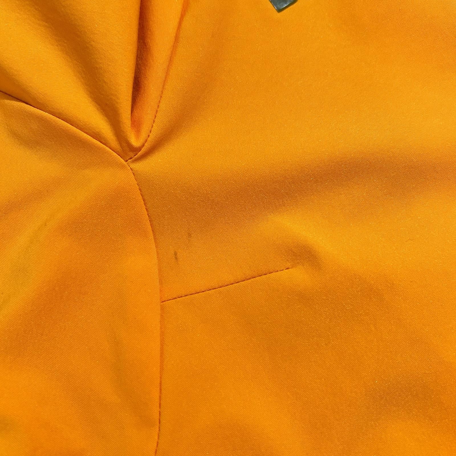 レディース デサントゴルフ DESCENTE GOLF フルジップアウター M オレンジ メッシュ裏地 スコアカード ジャケット 