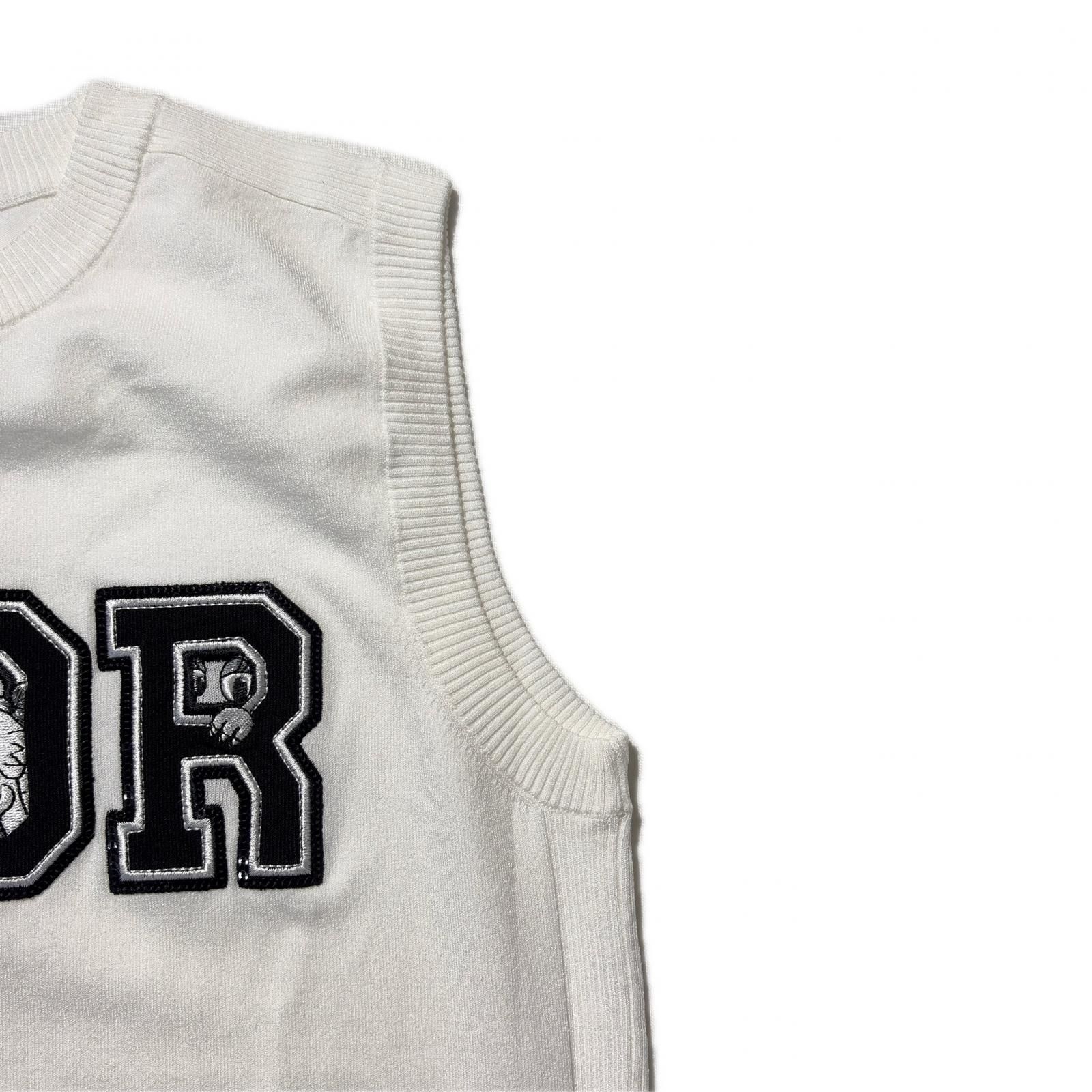 レディース ダンスウィズドラゴン DANCE WITH DRAGON ベスト 2(M) 白