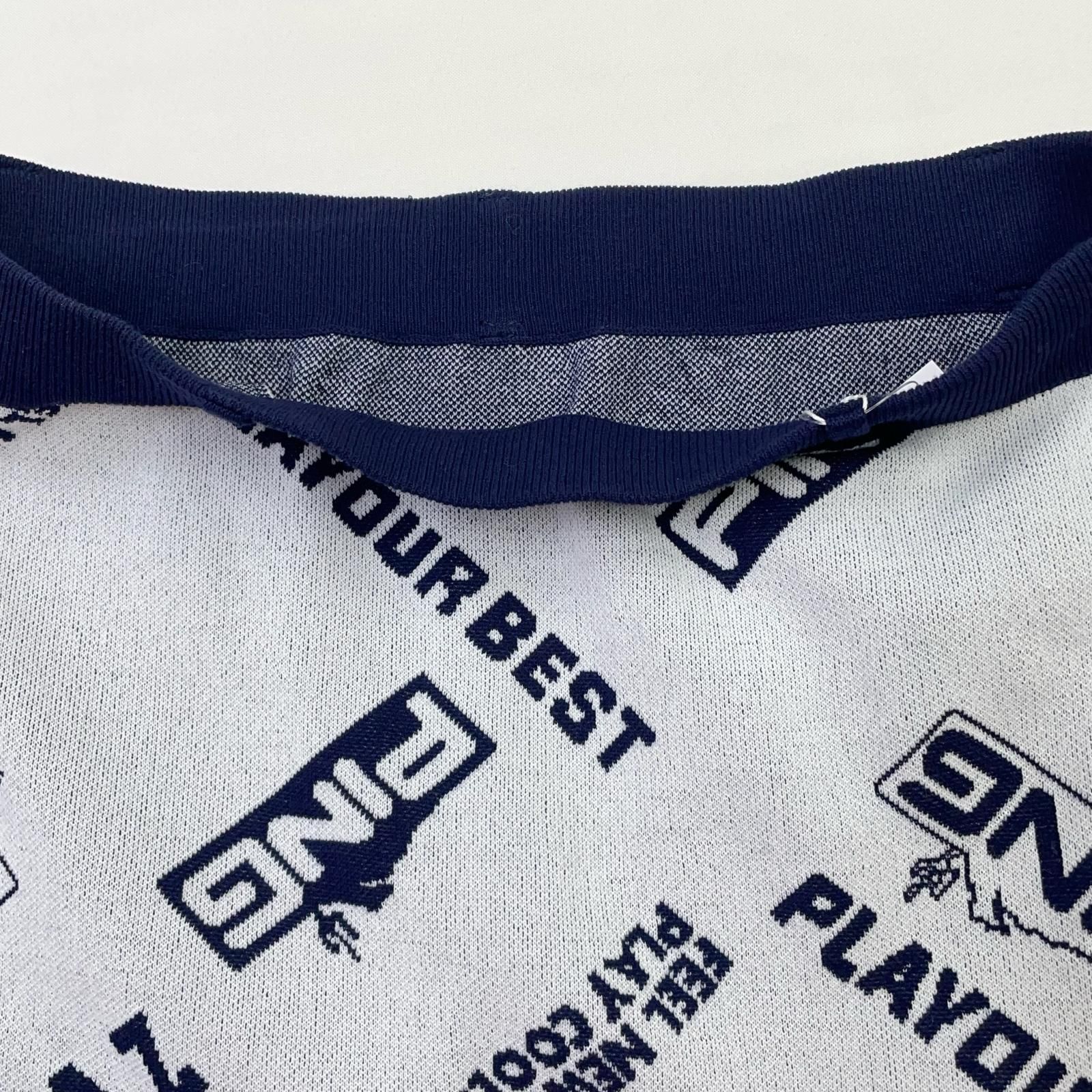 未使用品 レディース ピン PING スカート LL 白×紺 ホワイト×ネイビー