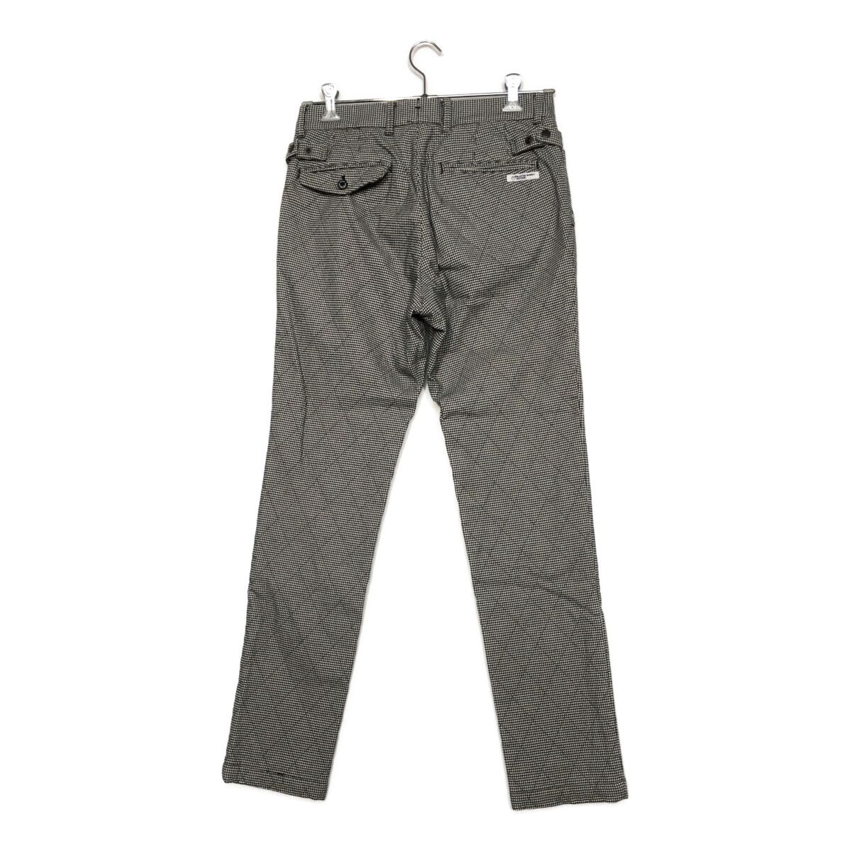 MASTER BUNNY EDITION パンツ　黒×白 千鳥柄　キルティング メンズ マスターバニーエディション MASTER BUNNY EDITION パンツ 4(M