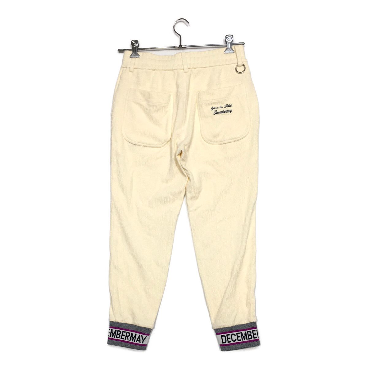 中古 メンズ ディセンバーメイ DECEMBERMAY パンツ M 白 ホワイト