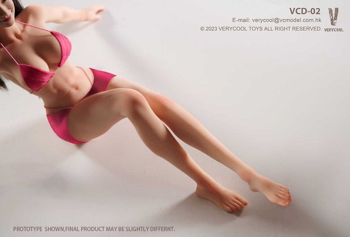 1|6 女性素体 VCD-02 B デッサン人形 可動 モデル