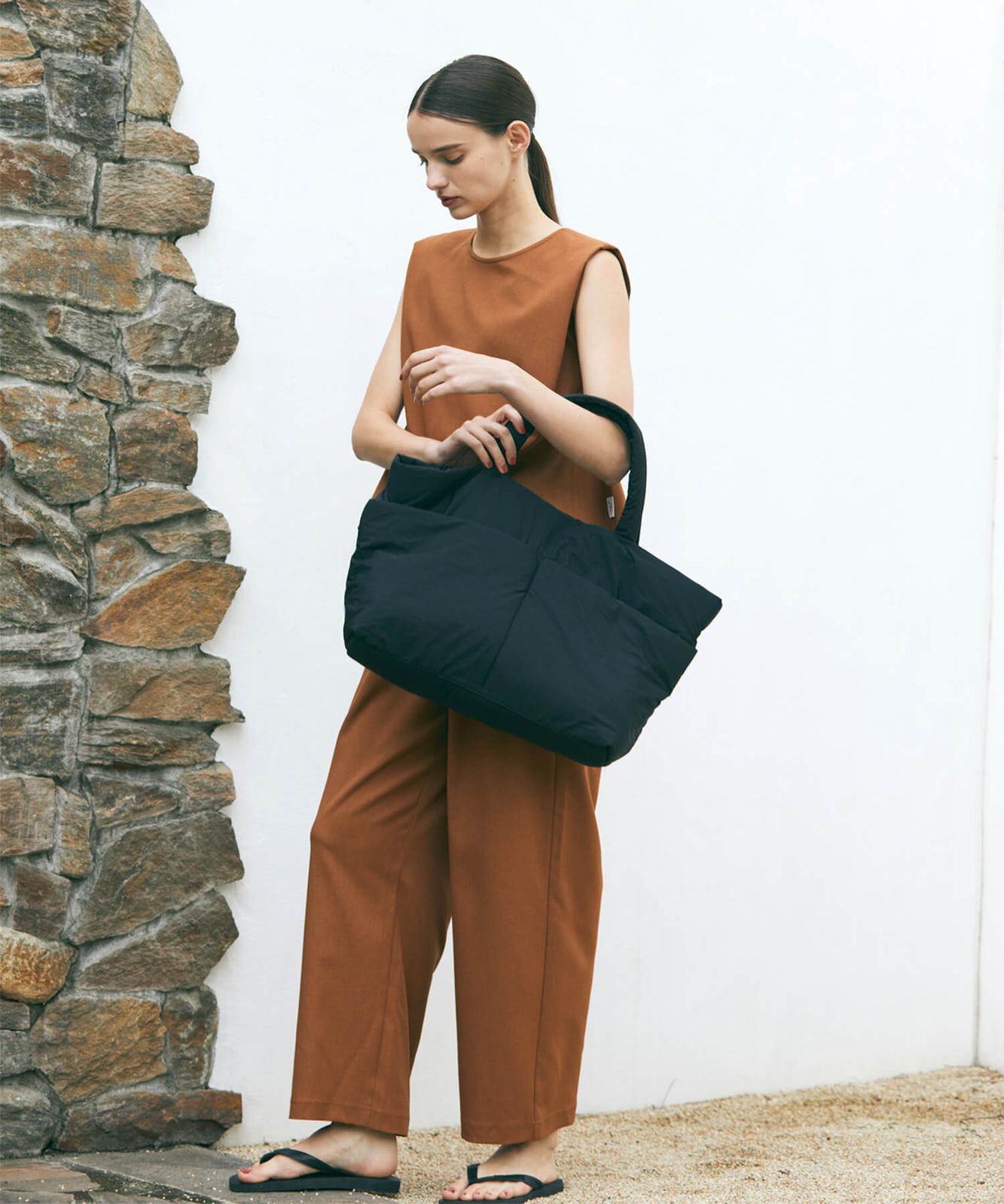 新品 ジュリエ Julier ヨガグッズ バッグ パフィー撥水トートバッグ