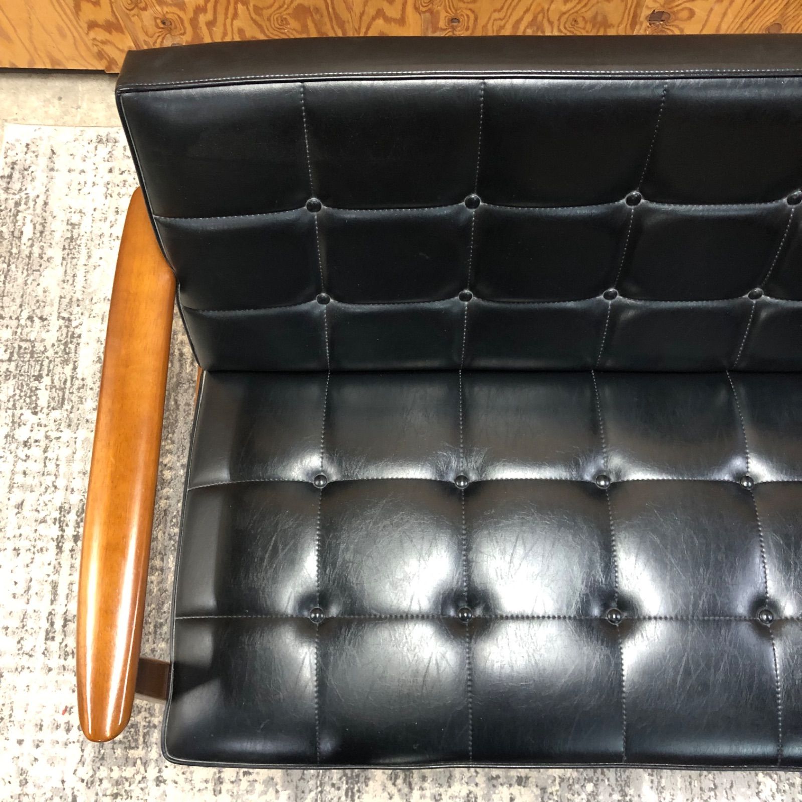  げ交渉 カリモク家具 カリモク60 Kチェア 2シーター 2Pソファ W36173BW 直接 横浜市保土ヶ谷区 肘掛けソファ 2人掛け 3人掛けソファ ソファ ソファベッド