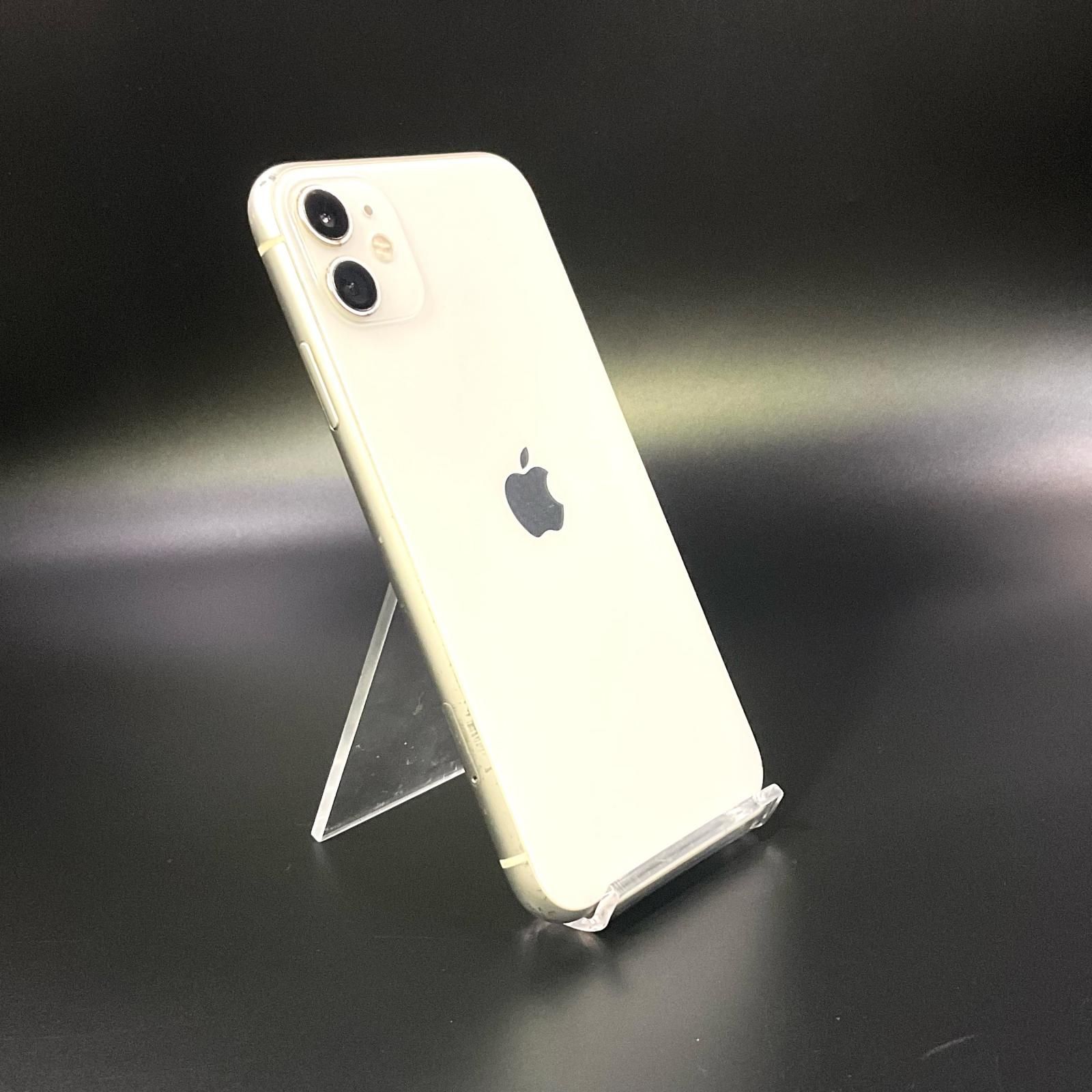 【匿名配送】iPhone 11 ホワイト 64G SIM au 美品 iPhone 11 64GB ホワイト au 白ロム 動作確認済 74%【全額返金保証