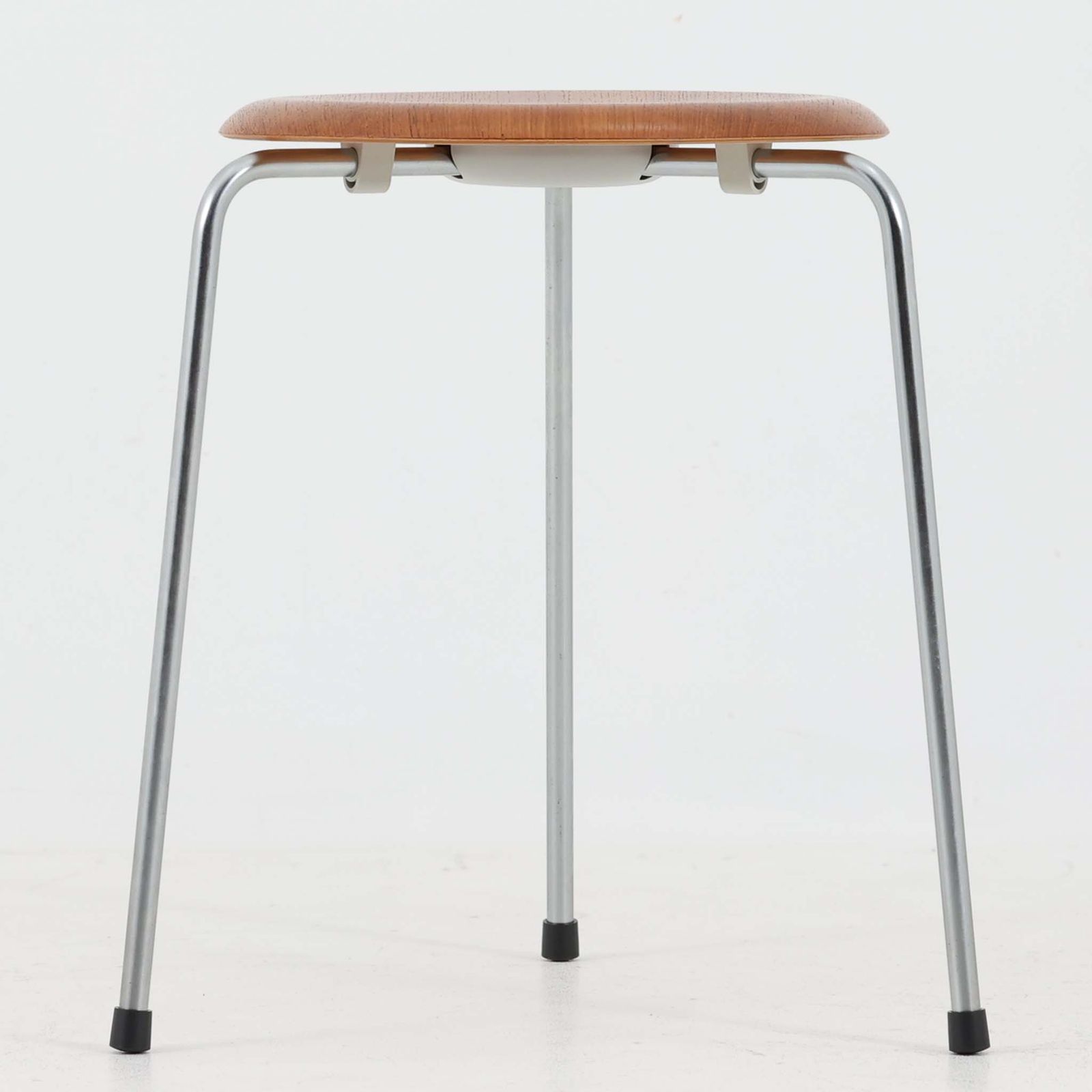 Arne Jacobsen ドットスツール 3本脚 チーク×スチール Fritz Hansen