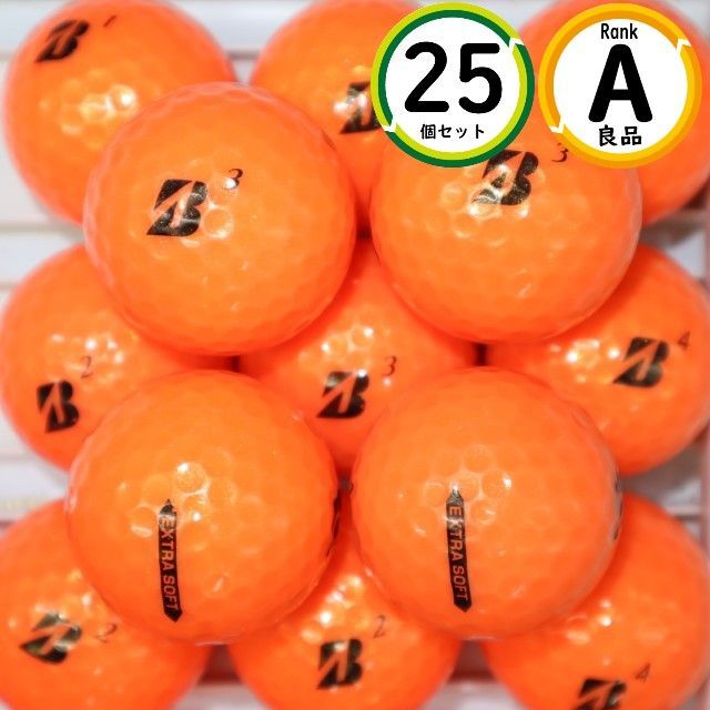 Aランク 25個 2021年モデル ブリヂストン エクストラソフト オレンジ