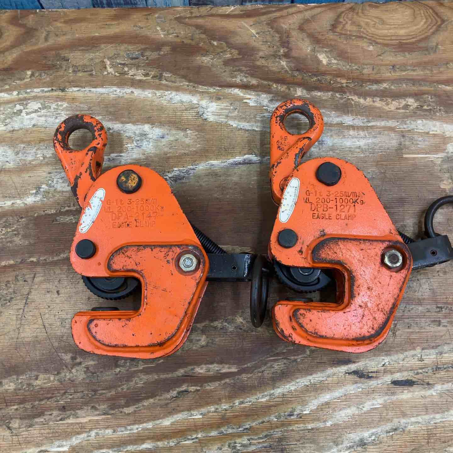 イーグルクランプ 鉄鋼横吊用クランプ G 1 t 3 25 m 2台 柏店