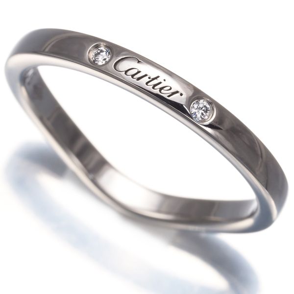 カルティエ リング ダイヤ ダイヤモンド バレリーナ 3P 50号 Pt950