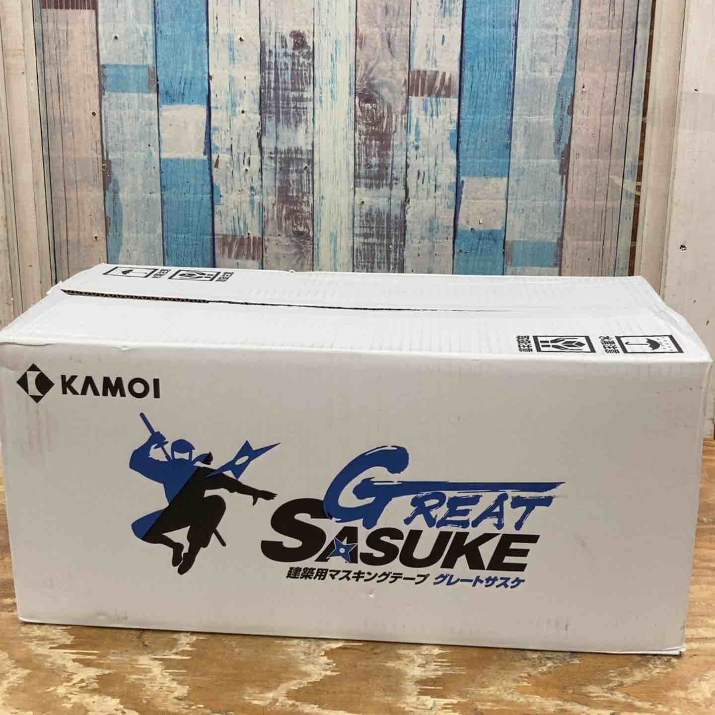 ♥品|まとめ売り 200巻 カモ井加工紙 マスキングテープ グレートサスケ 60 mm 20巻き×10箱 建築 塗装 マステ 柏店