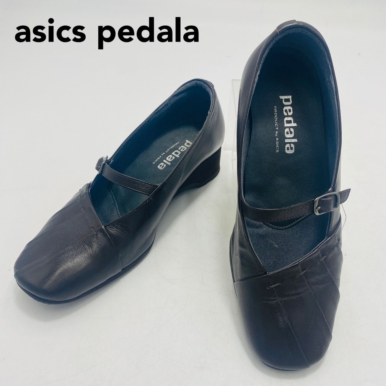 ASICS pedala アシックス ペダラ パンプス メリージェーン スクエア