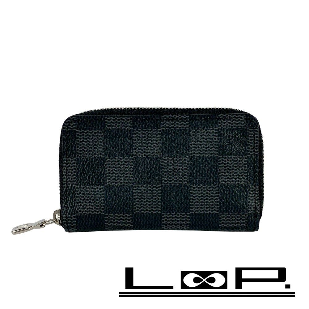 ルイヴィトン ジッピーコインパース 小銭入れ 財布 コンパクトウォレット ダミエ グラフィット ノワール N 63076 469121 7