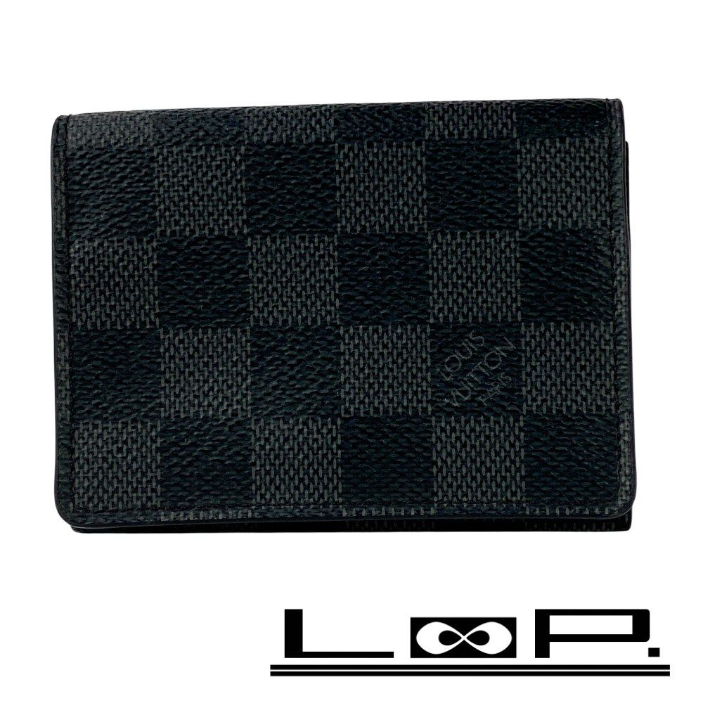 ルイヴィトン アンヴェロップカルトドゥヴィジット カードケース 名刺入れ ダミエ グラフィット ブラック N 63338 469817 7