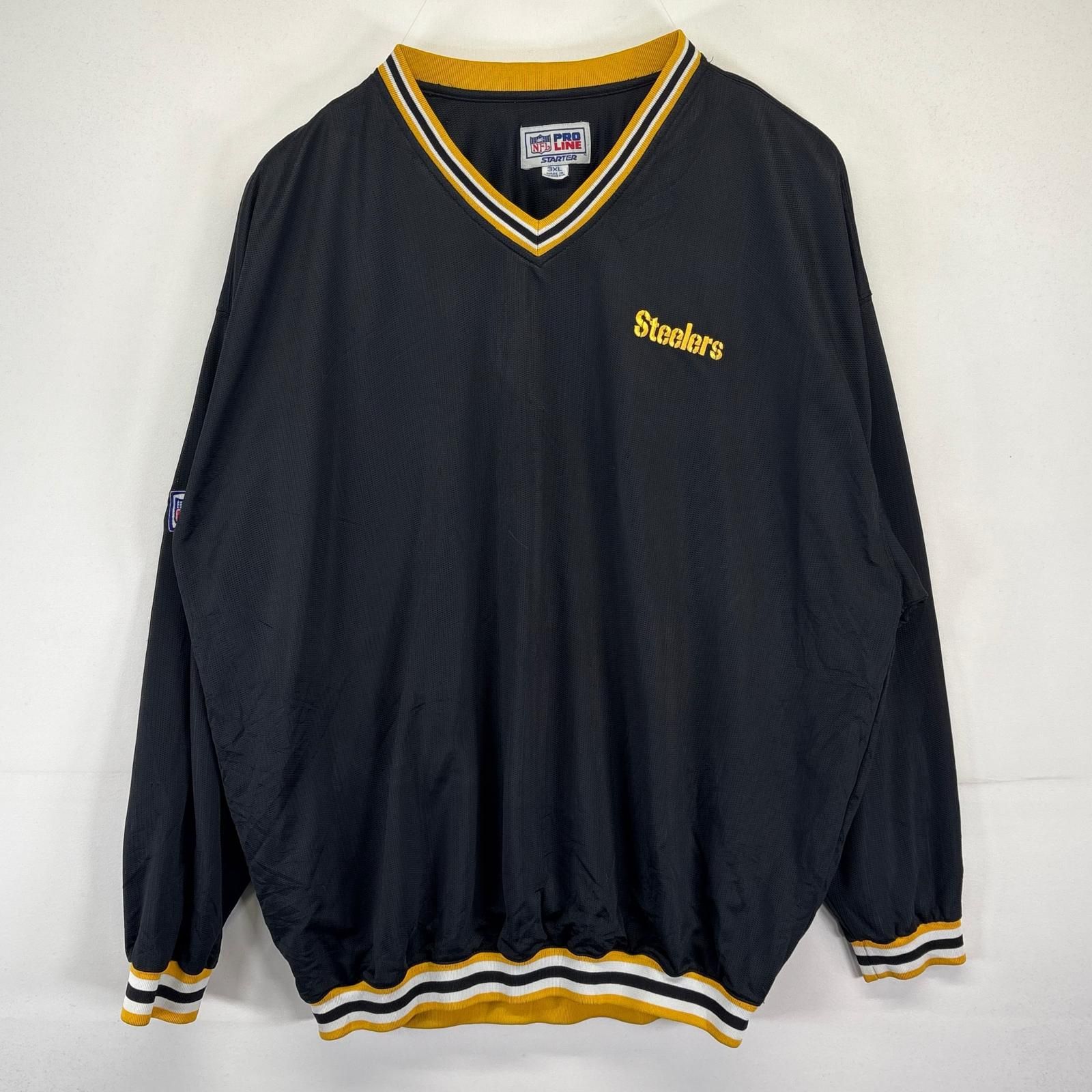 古着 スターター Starter 長袖 ゲームシャツ 大きいサイズ NFL