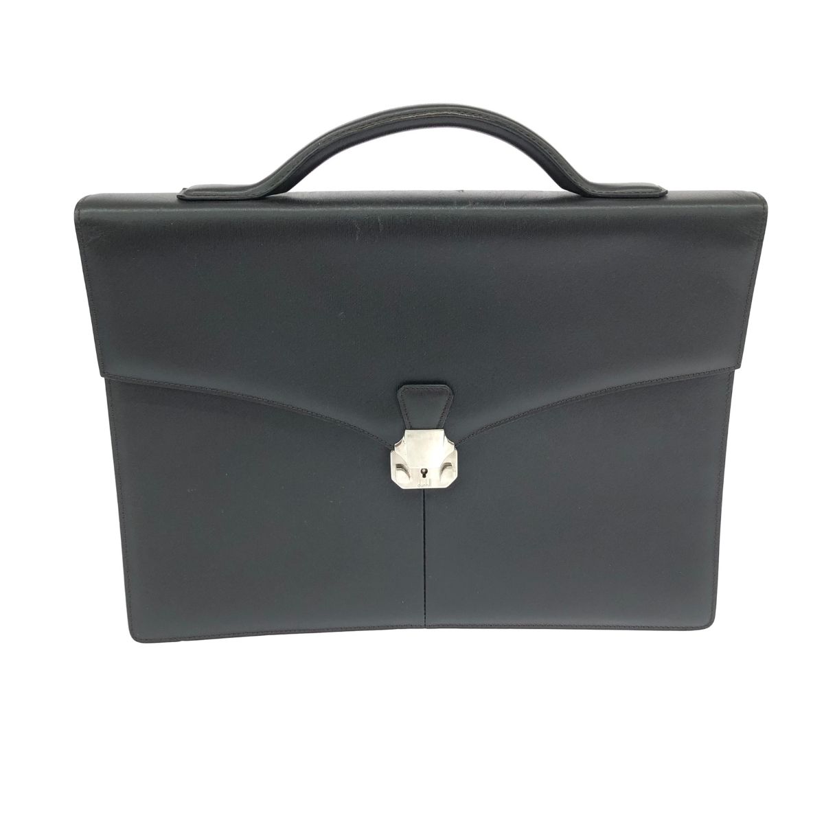 dunhill ダンヒル ビジネスバッグ レザー ヴィンテージ ブラック