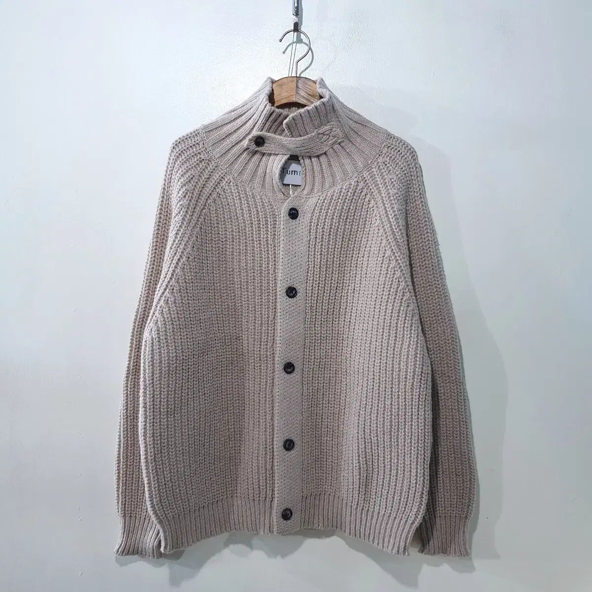 FW新作) ウールダン ルーズビジョー カーディガン 2color