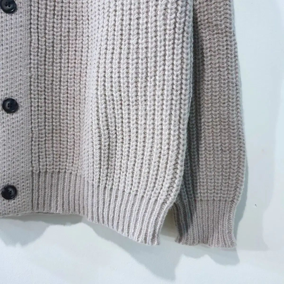 FW新作) ウールダン ルーズビジョー カーディガン 2color