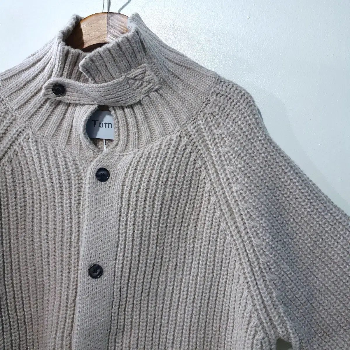 FW新作) ウールダン ルーズビジョー カーディガン 2color