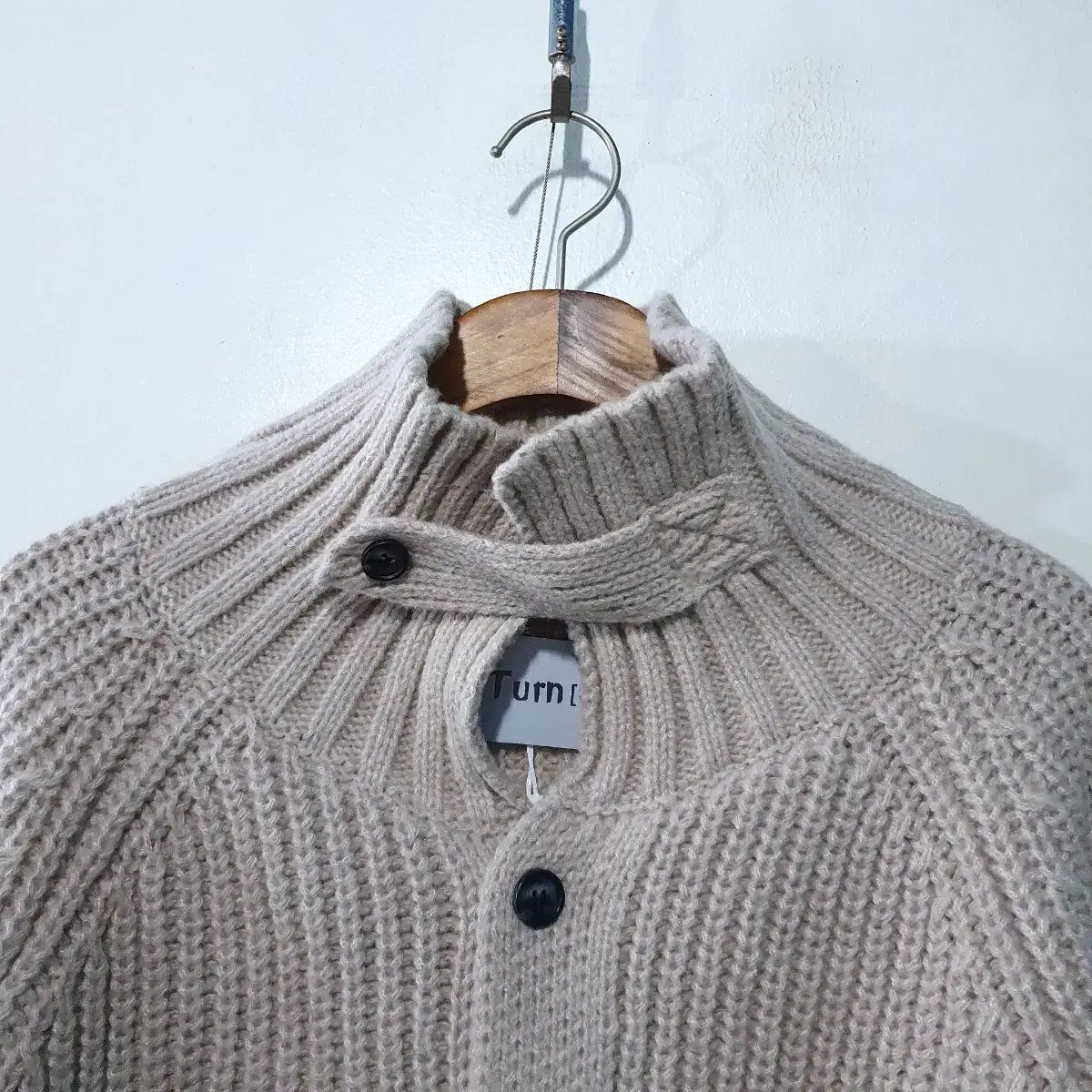 FW新作) ウールダン ルーズビジョー カーディガン 2color