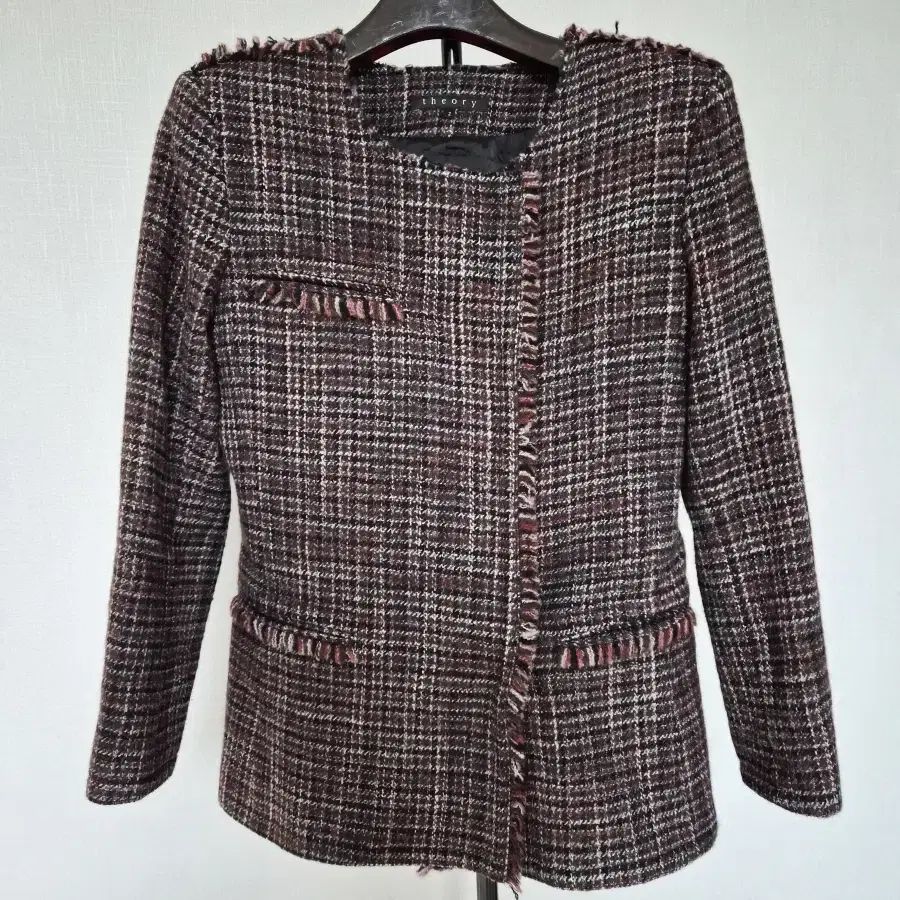 セオリー 2号 82-66-165 ウール ツイード ジャケット W-ジャケット-183