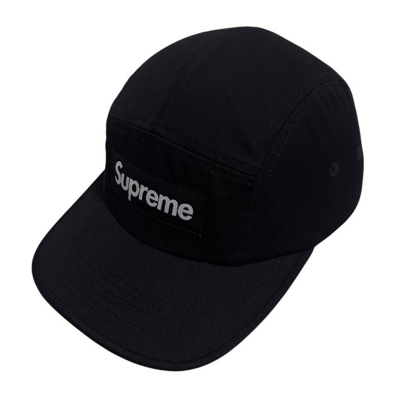 7815_1 Supreme シュプリーム 24 SS Washed Chino Twill Camp Cap ウォッシュド チノ ツイル キャンプ キャップ Black ブラック