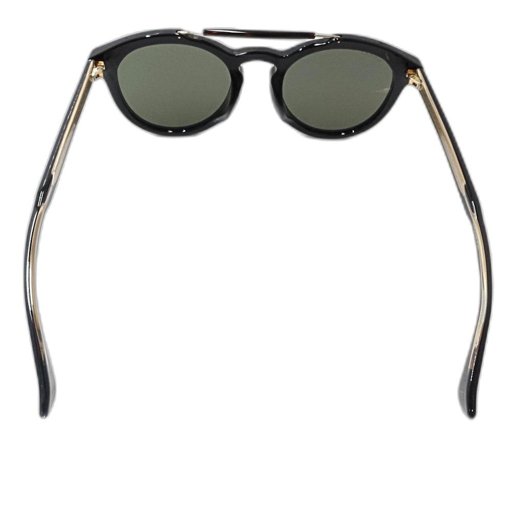 GUCCI グッチ サングラス ボストン ツーブリッジ 52□21 145 プラスチック ブラック ダークグレーレンズ レディース|188613