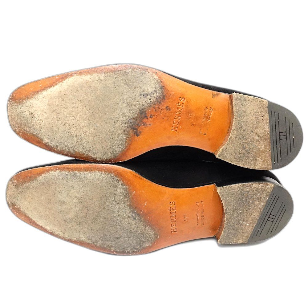 HERMES エルメス デッキシューズ モノグラム ジャガード サイズ41 1/2