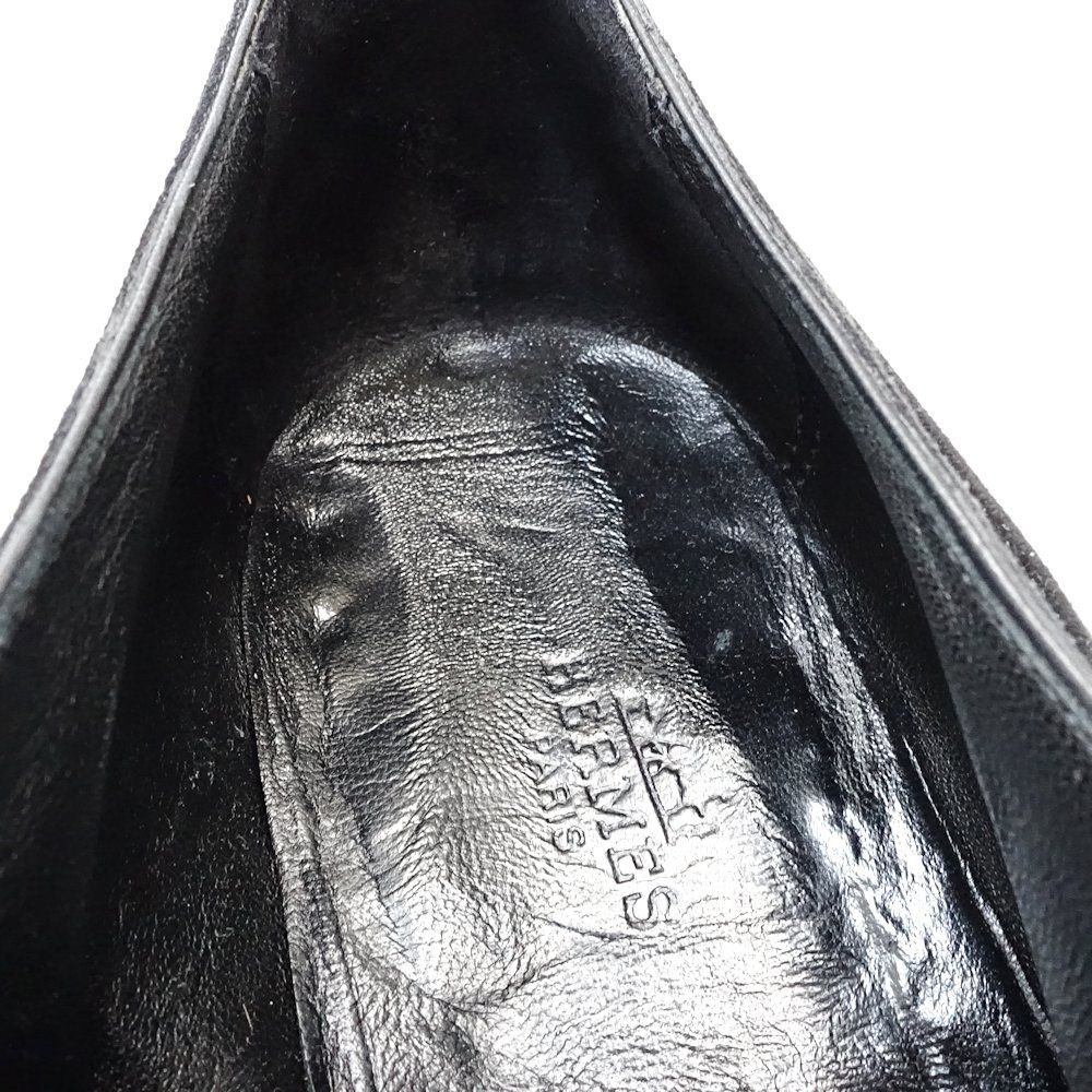 HERMES エルメス デッキシューズ モノグラム ジャガード サイズ41 1/2