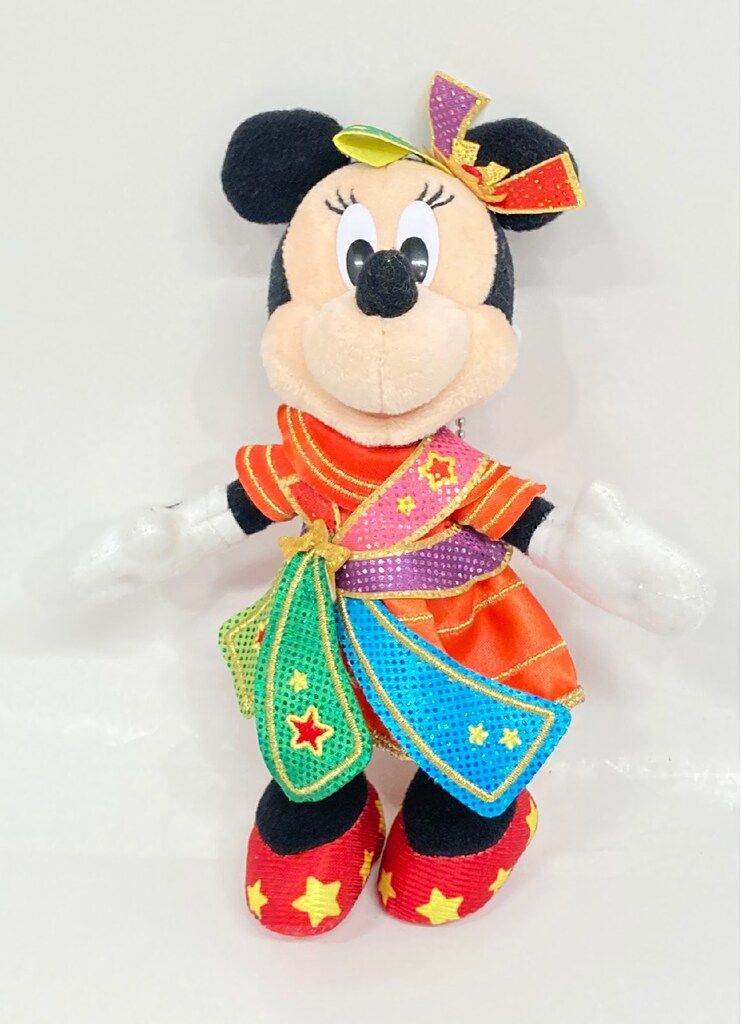 ミニーデイジー40周年　ハーモニーインカラー　ぬいぐるみバッジ　ぬいば 東京ディズニーリゾート ぬいぐるみバッジ TDR40周年 Dream-Go-Round