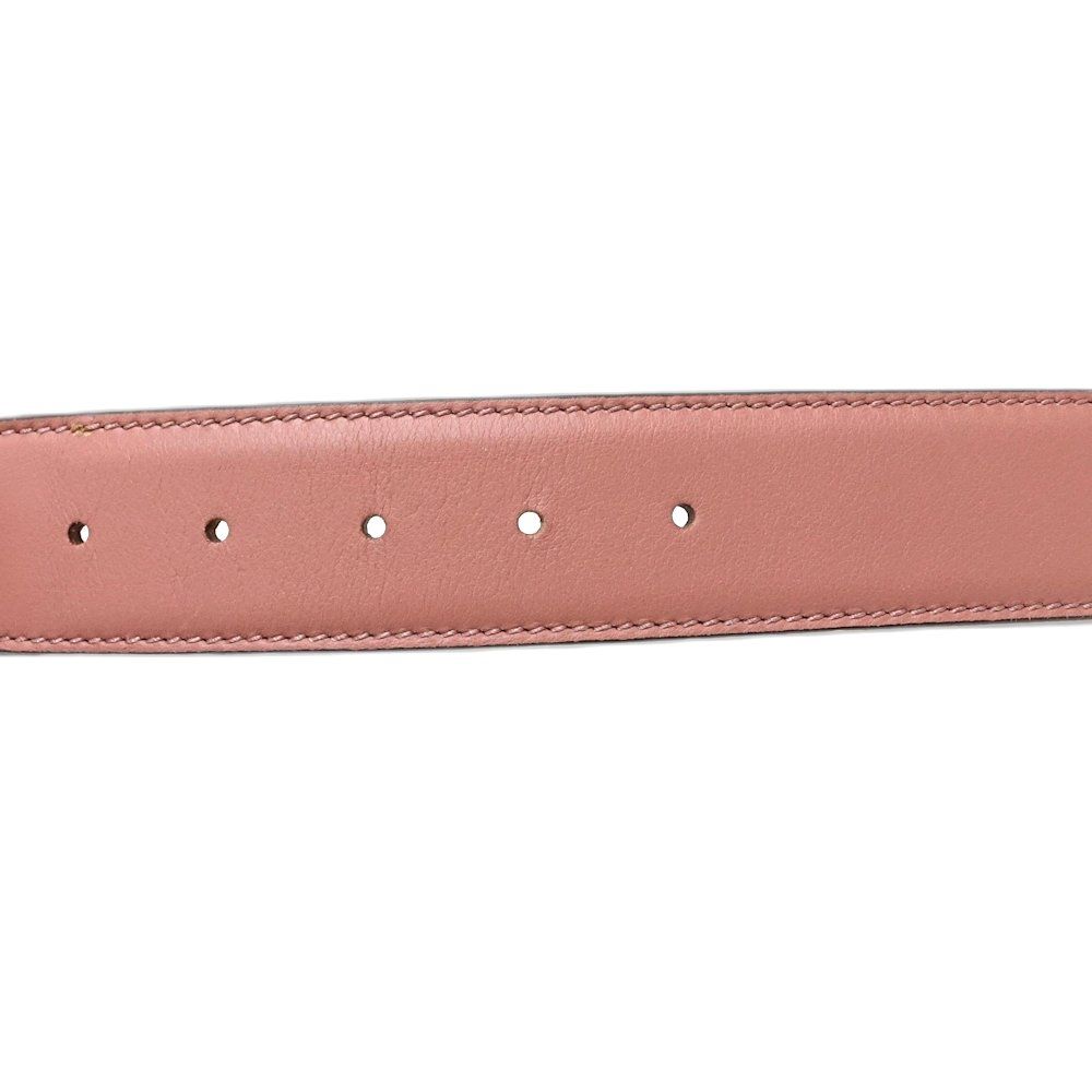 GUCCI ピンクレザー ベルト サイズ85 GUCCI ピンクレザー ベルト サイズ85