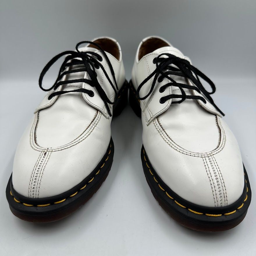 Dr.Martens 2046 Uチップ　革靴　ドレスシューズ　ホワイト　希少 Dr.Martens ドクターマーチン ドレスシューズ 2046 - メルカリ
