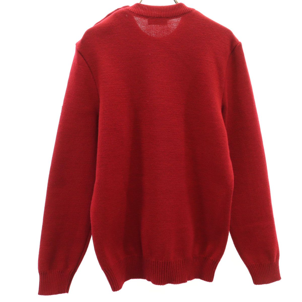 SAINT JAMES セントジェームス フランス製 長袖 ニット M レッド