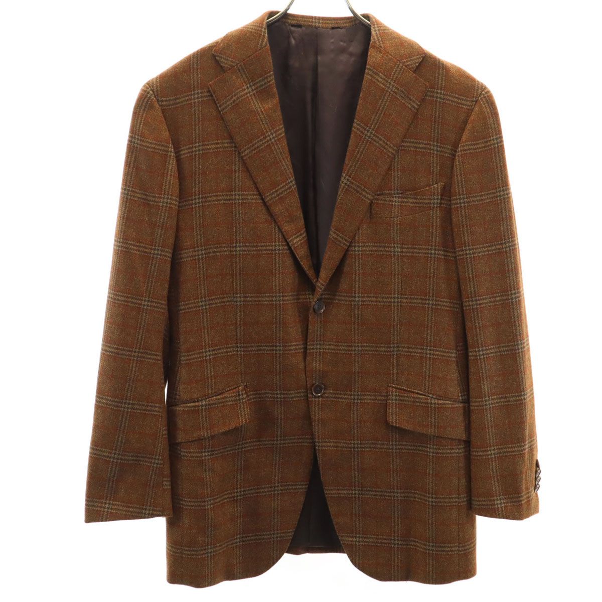 美品 PAUL STUART ポールスチュアート 日本製 カシミヤ100％ チェック