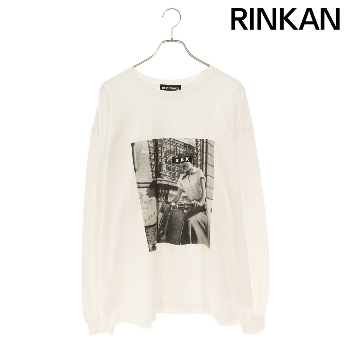 ゴッドセレクショントリプルエックス グラフィックロゴプリント長袖