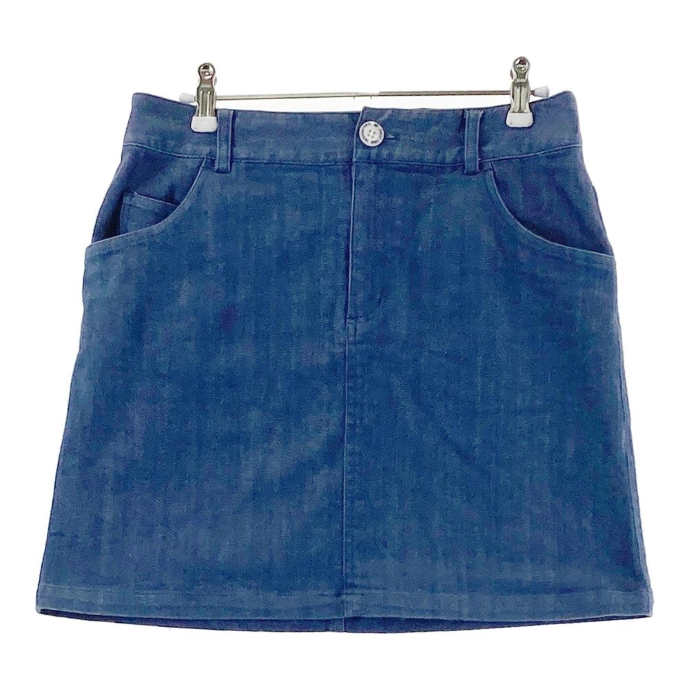 サイズ：40 ZOY ゾーイ デニム風 スカート ネイビー系 [240101568706