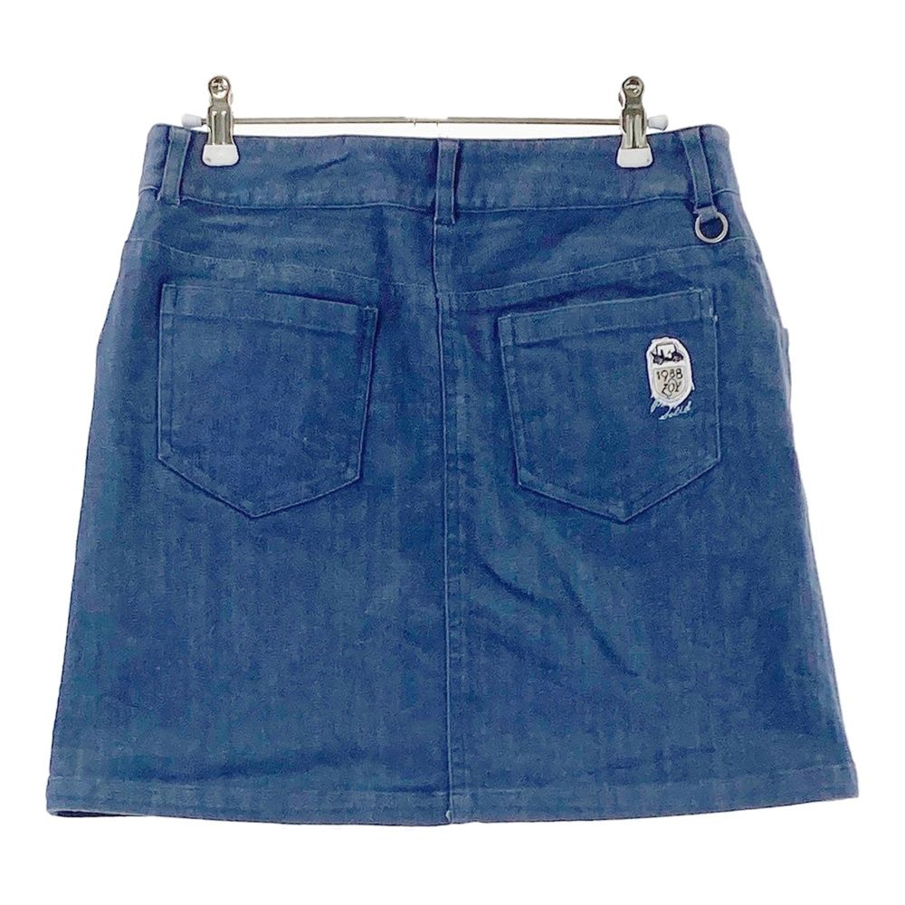 サイズ：40 ZOY ゾーイ デニム風 スカート ネイビー系 [240101568706