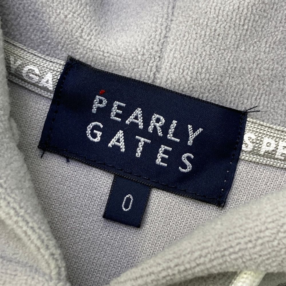 サイズ：0 PEARLY GATES パーリーゲイツ ; 2024年モデル フード付