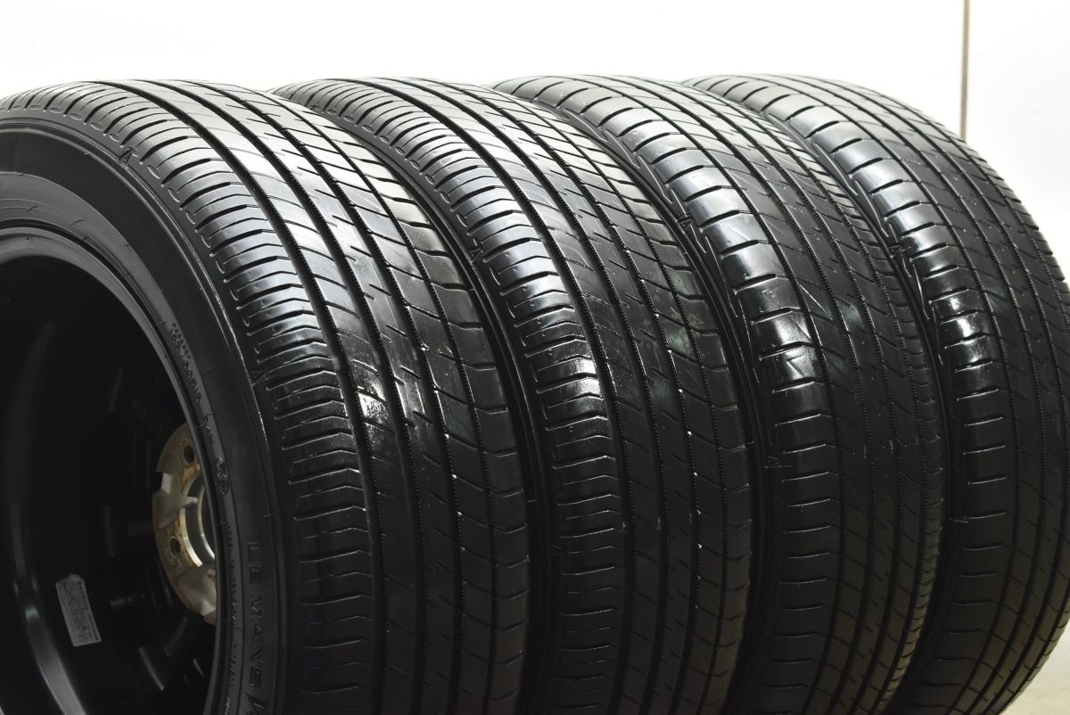  マナレイスポーツ 15 in 6 J 45 PCD 100 ダンロップ ルマンV 185 60 R カローラフィールダー アクア ヤリス フィット スイフト 15インチ サマータイヤ ノーマルタイヤ