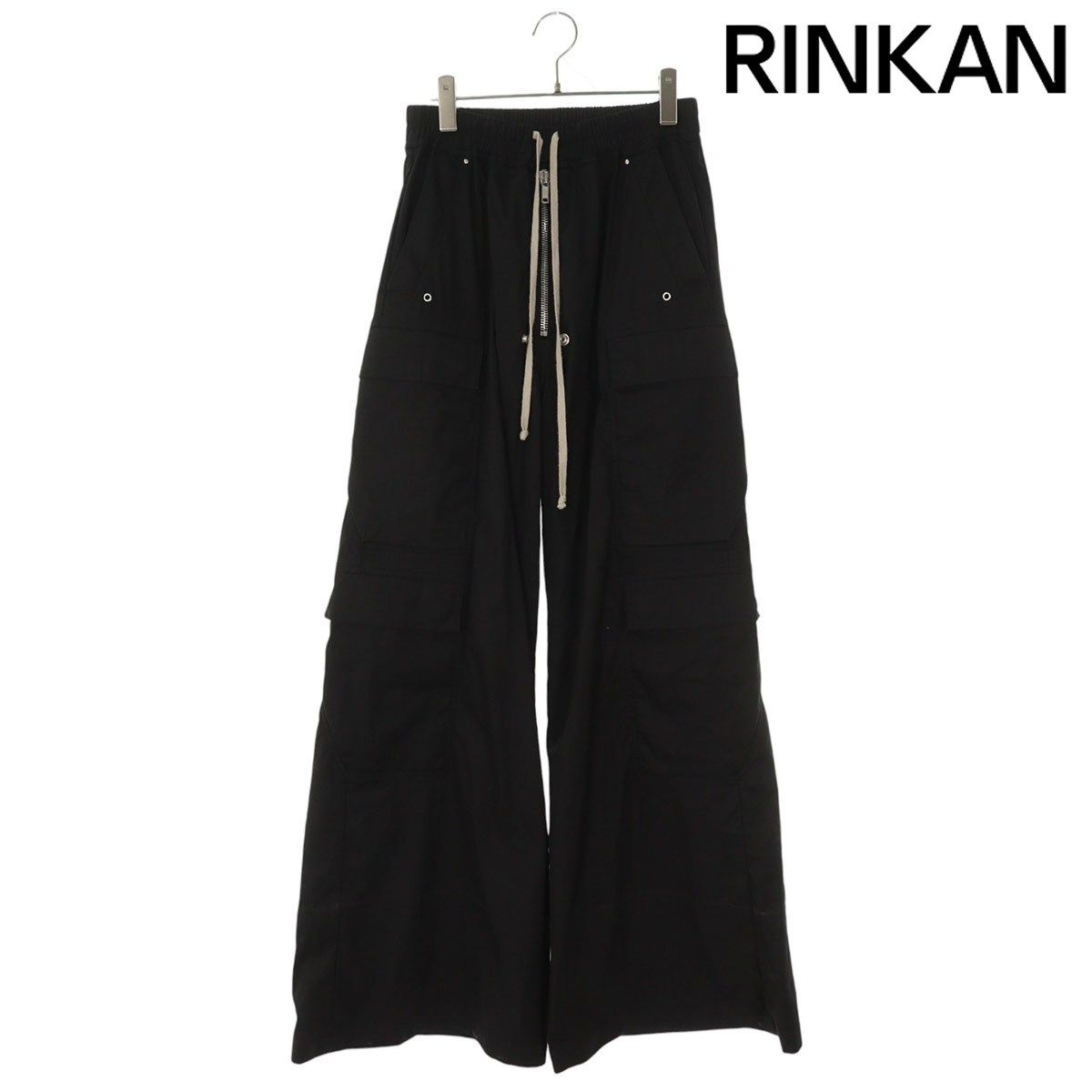 リックオウエンス TE ワイドカーゴベラロングロングパンツ メンズ 46