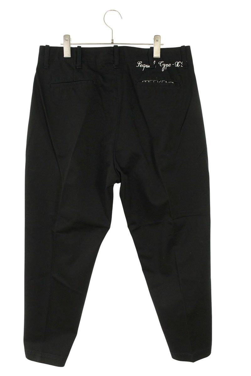 シークエル WEEKEND チノパン XF サイズXL シークエル TYPE-XF WEEKEND ロゴプリントチノロングパンツ メンズ L