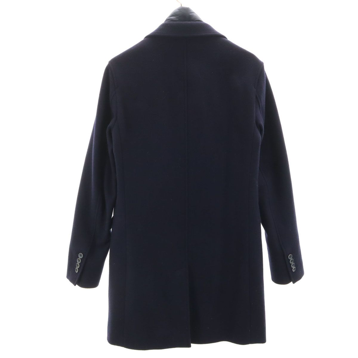 ヘルノ　チェスターコート　ネイビー44　S相当 Herno ヘルノ イタリア製 チェスターコート 44 ネイビー 中綿 メンズ