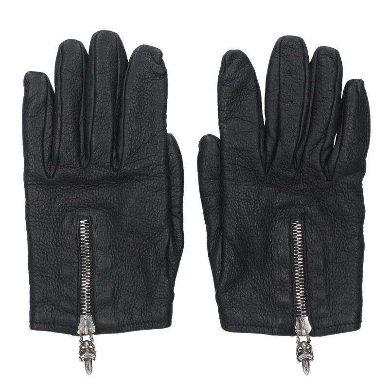 クロムハーツ DGR ZIP GROVE/ダガージップグローブ レザーグローブ手袋