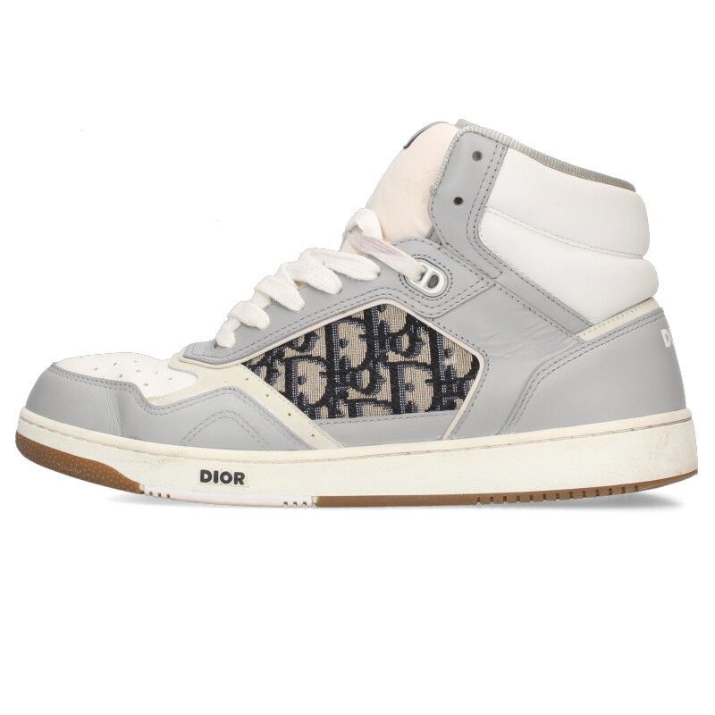 美品　ディオール　B27 オブリーク　ハイカットスニーカー　サイズ43☆ ディオール B27 オブリークハイカットスニーカー メンズ 43 - メルカリ
