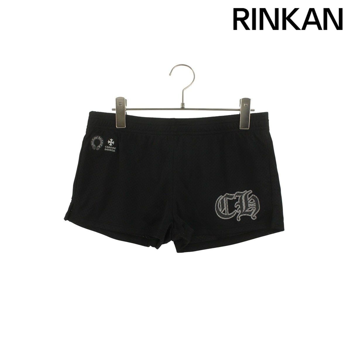 クロムハーツ MESH VARSITY SHORTS CHプリントメッシュショートパンツ レディース XS