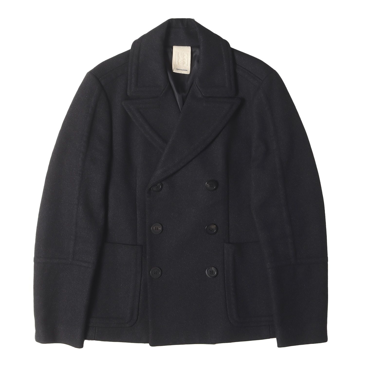 WOOYOUNGMI ウーヨンミ コート ブラック 黒 サイズ:48 | ピークド
